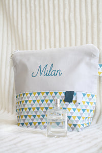 Trousse De Toilette triangle mint